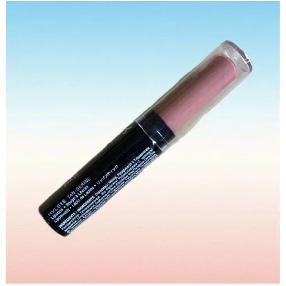 2 Pk NYX High Voltage Lipstick Creamy Shiny Neutral Peach Tan-Gerine New/Sealed - Picture 4 of 5